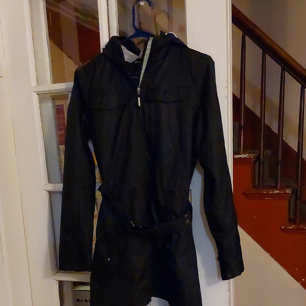 Black Mountain HYBRID Hooded Jacket Zip Size Small